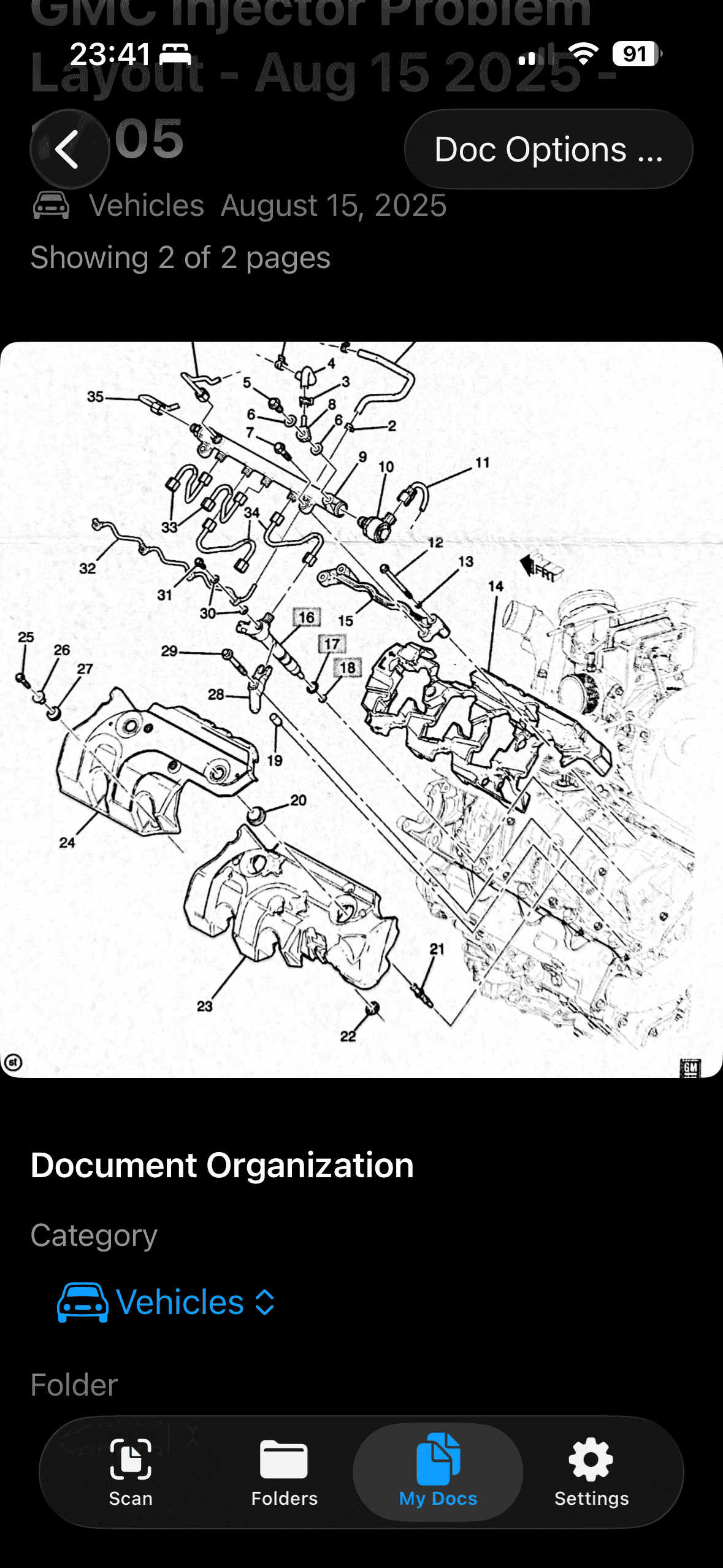 meScan app manual overview screenshot